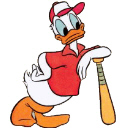 Donald-Duck-Baseball